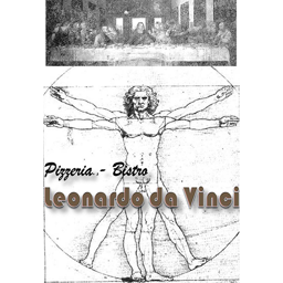 Pizzeria Leonardo Da Vinci logo.